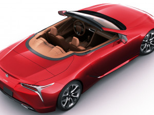 lexus lc500 convertible 2020 Model 3D