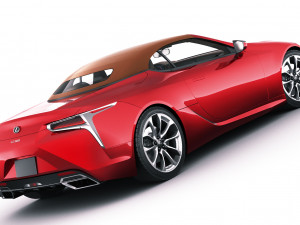 lexus lc500 convertible 2020 Model 3D