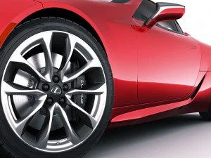 lexus lc500 convertible 2020 3D Model