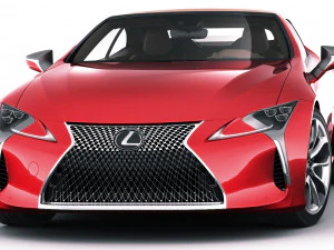 lexus lc500 convertible 2020 3D Model