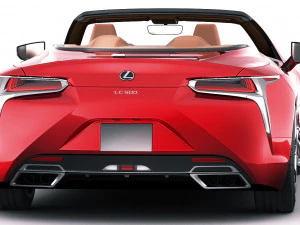 lexus lc500 convertible 2020 3D Model