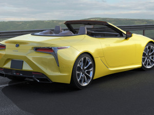 lexus lc500 convertible 2020 Model 3D