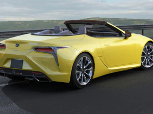 lexus lc500 convertible 2020 3D Model