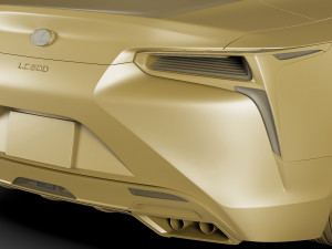 lexus lc500 convertible 2020 Model 3D