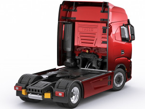 iveco s-way 2020 with trailer 3D Модель