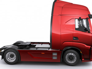 iveco s-way 2020 with trailer 3D Модель
