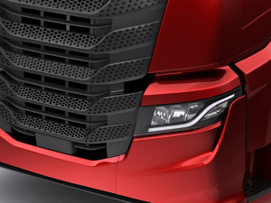 iveco s-way 2020 with trailer 3D Модель