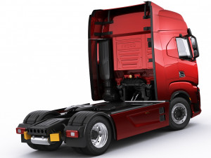 iveco s-way 2020 with trailer 3D Модель