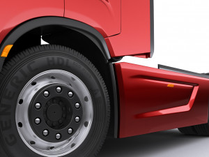 iveco s-way 2020 with trailer 3D Модель