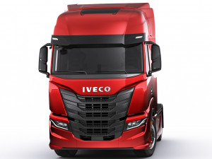 iveco s-way 2020 with trailer 3D Модель