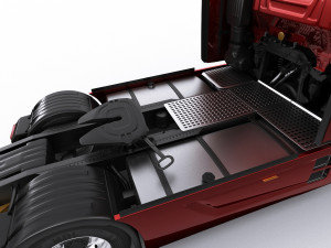 iveco s-way 2020 with trailer 3D Модель