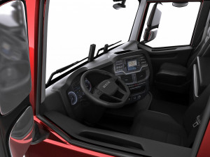 iveco s-way 2020 with trailer 3D Модель