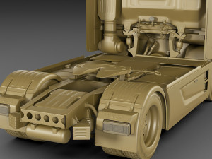 iveco s-way 2020 with trailer 3D Модель
