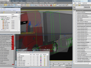 iveco s-way 2020 with trailer 3D Модель