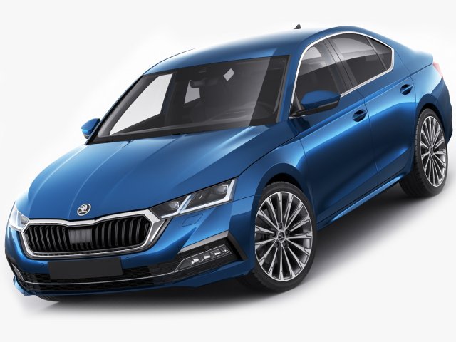skoda octavia 2020 3D-Modell .c4d .max .obj .3ds .fbx .stl .blend 