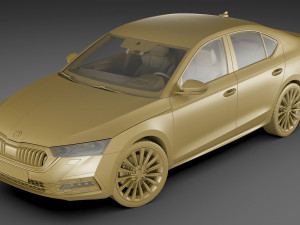 skoda octavia 2020 3D-Modell