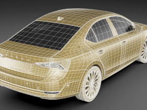 skoda octavia 2020 3D-Modell