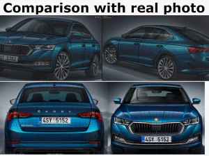 skoda octavia 2020 3D-Modell