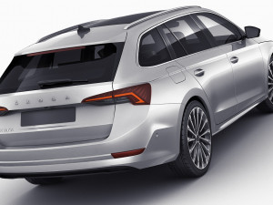 skoda octavia combi 2020 3D मॉडल