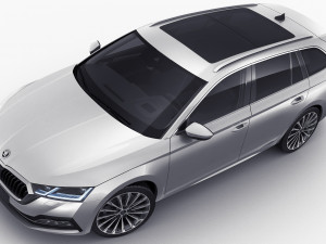 skoda octavia combi 2020 3D मॉडल