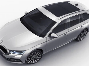 skoda octavia combi 2020 3D Model