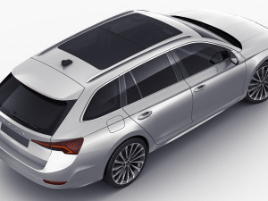 skoda octavia combi 2020 3D मॉडल