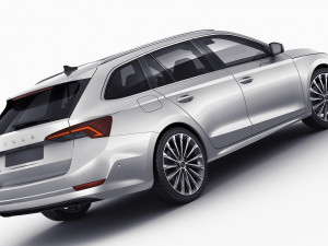 skoda octavia combi 2020 3D मॉडल