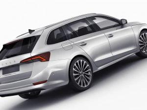 skoda octavia combi 2020 3D Model