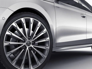 skoda octavia combi 2020 3D Model