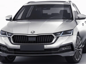 skoda octavia combi 2020 3D Model