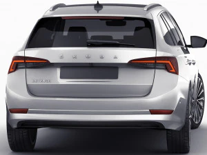 skoda octavia combi 2020 3D Model