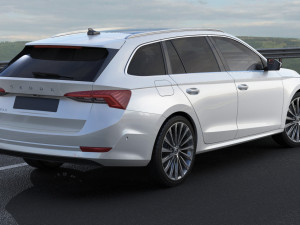 skoda octavia combi 2020 3D मॉडल