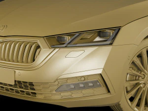 skoda octavia combi 2020 3D Model