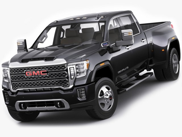 gmc sierra denali 3500hd 2020 Model 3D .c4d .max .obj .3ds .fbx .stl .blend 