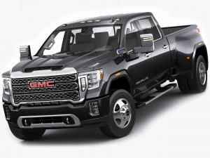 gmc sierra denali 3500hd 2020 Modèle 3D