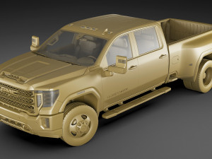 gmc sierra denali 3500hd 2020 Model 3D