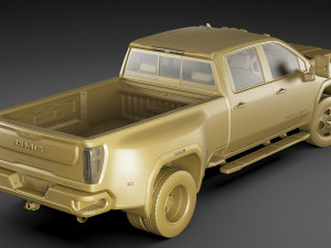 gmc sierra denali 3500hd 2020 Model 3D