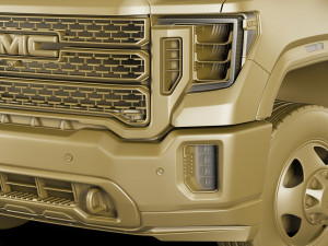 gmc sierra denali 3500hd 2020 Model 3D