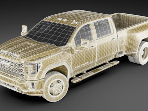gmc sierra denali 3500hd 2020 Model 3D