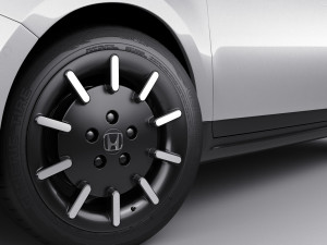 honda e 2020 3D-Modell