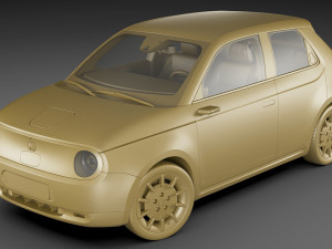 honda e 2020 3D-Modell