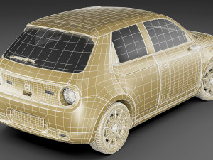 honda e 2020 3D-Modell