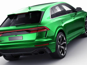 audi rs q8 2020 3D Model