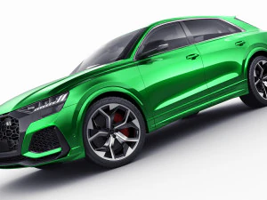 audi rs q8 2020 3D Model