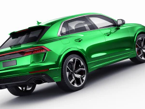 audi rs q8 2020 3D Model