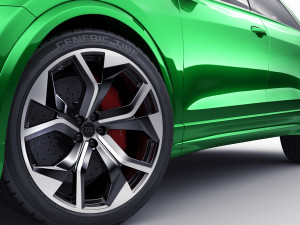 audi rs q8 2020 3Dモデル