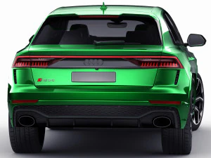 audi rs q8 2020 3D Model