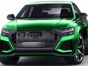audi rs q8 2020 3Dモデル