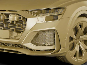 audi rs q8 2020 3D Model