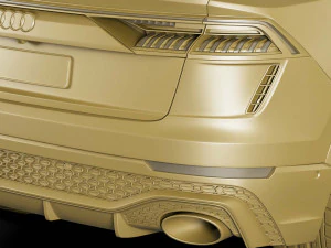 audi rs q8 2020 3D Model